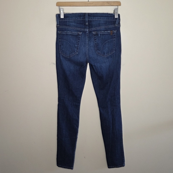 Joe's Jeans | Distressed Dark Wash Skinny Jeans Size 26 - Picture 5 of 7